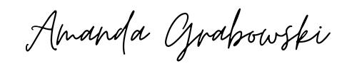 Amanda Grabowski signature