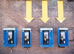Telephone booths            
